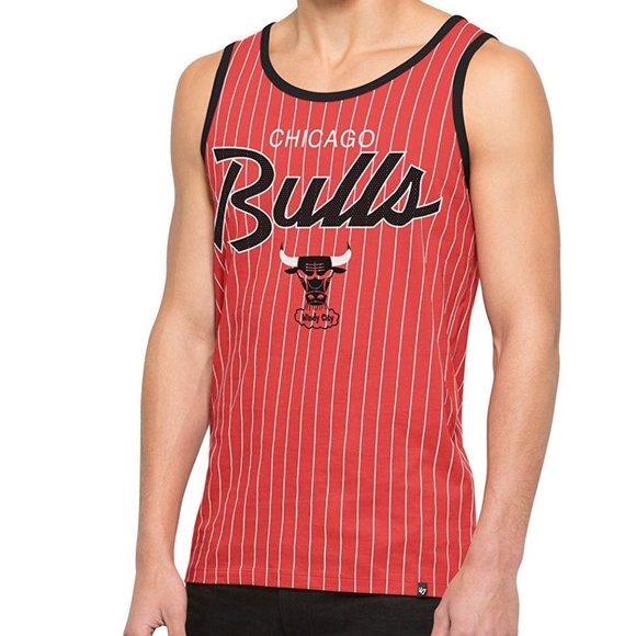 NBA Chicago Bulls Men's '47 Brand Tank Top NEW - Picture 1 of 1